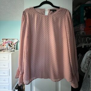 banana republic long sleeve business top!